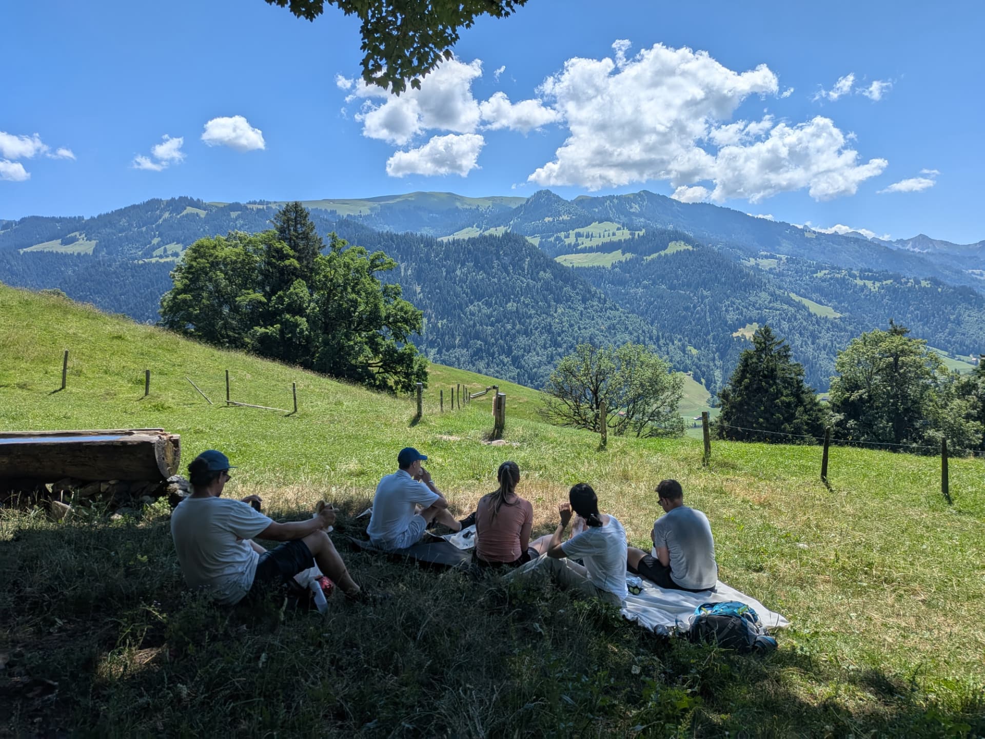 Mittagspause mit Aussicht
